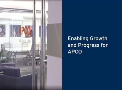 Enabling Growth and Progress for APCO